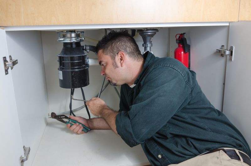 Garbage Disposal Installation detail